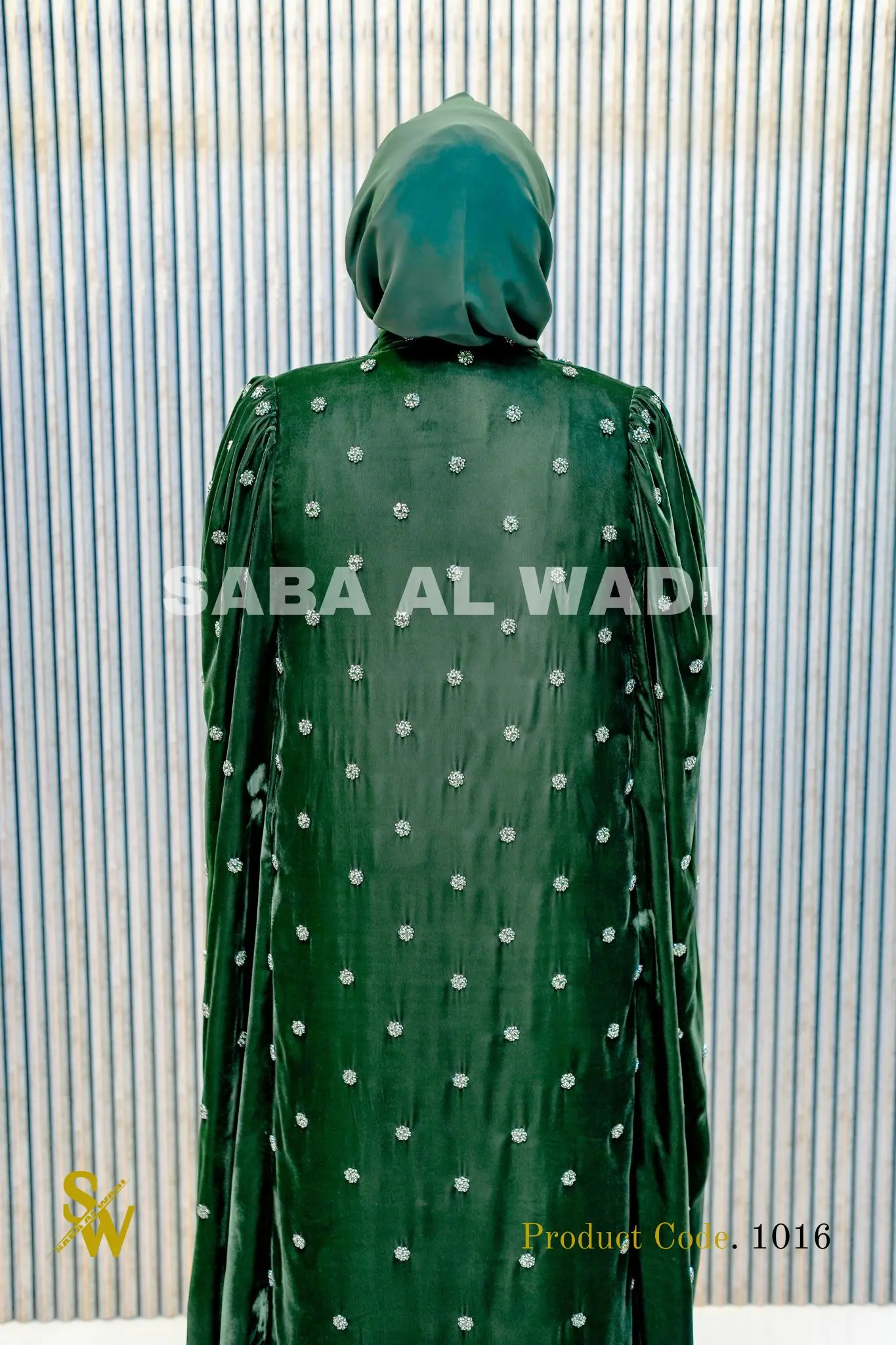 the Layali Velvet Abaya Ranks in Our Party abaya collection top 10 image 3