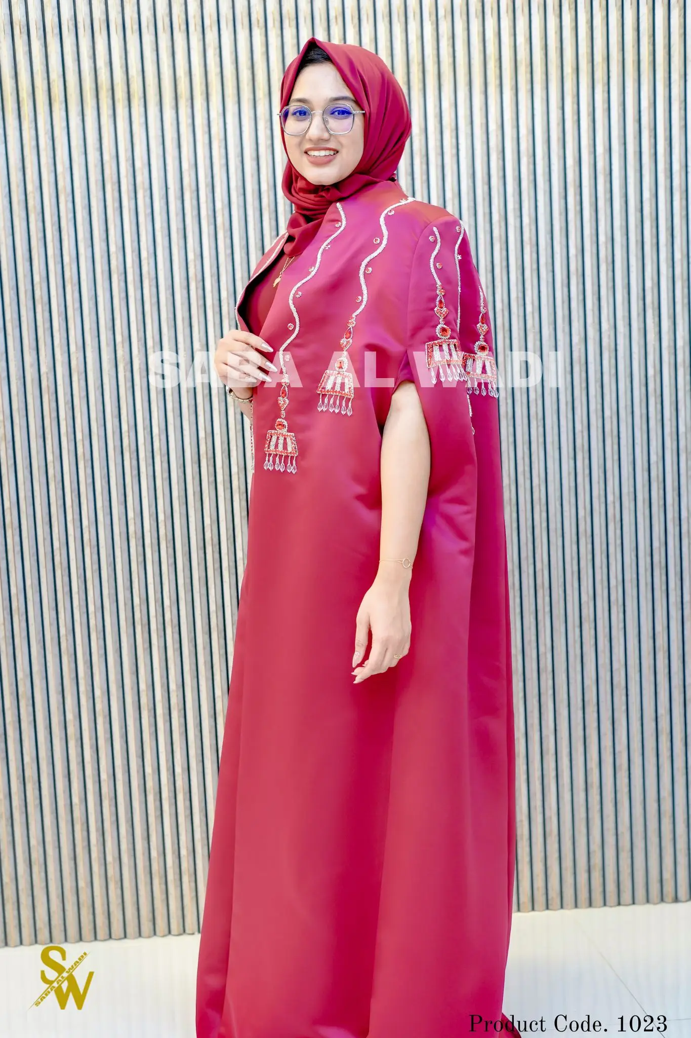 Abaya lasmat Almas in the Dubai Abaya Collection 2026 image 3