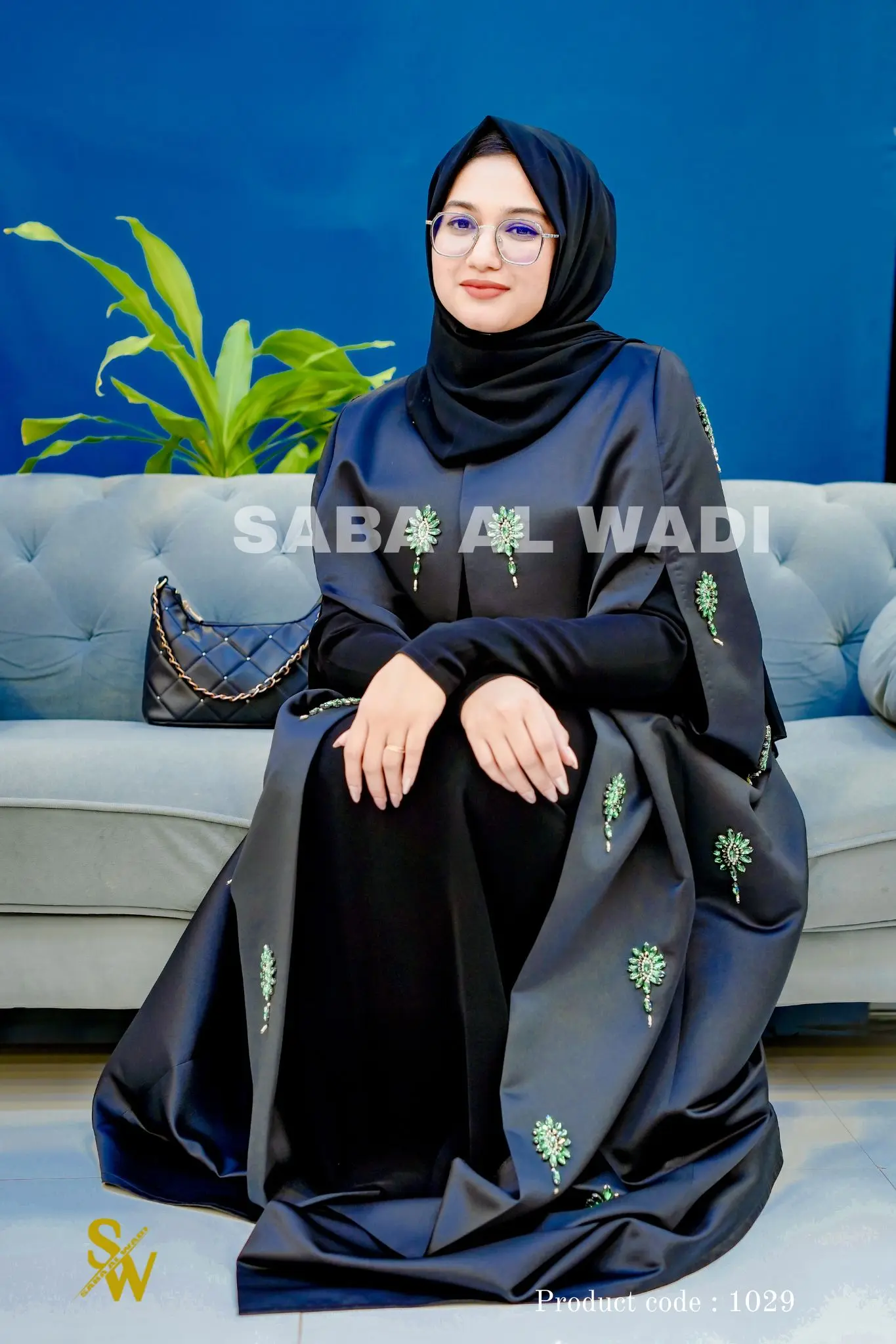 The Luxurious Eclipse Flow Abaya: A Masterpiece from the Abu Hail Best Abaya Collection Dubai image 1