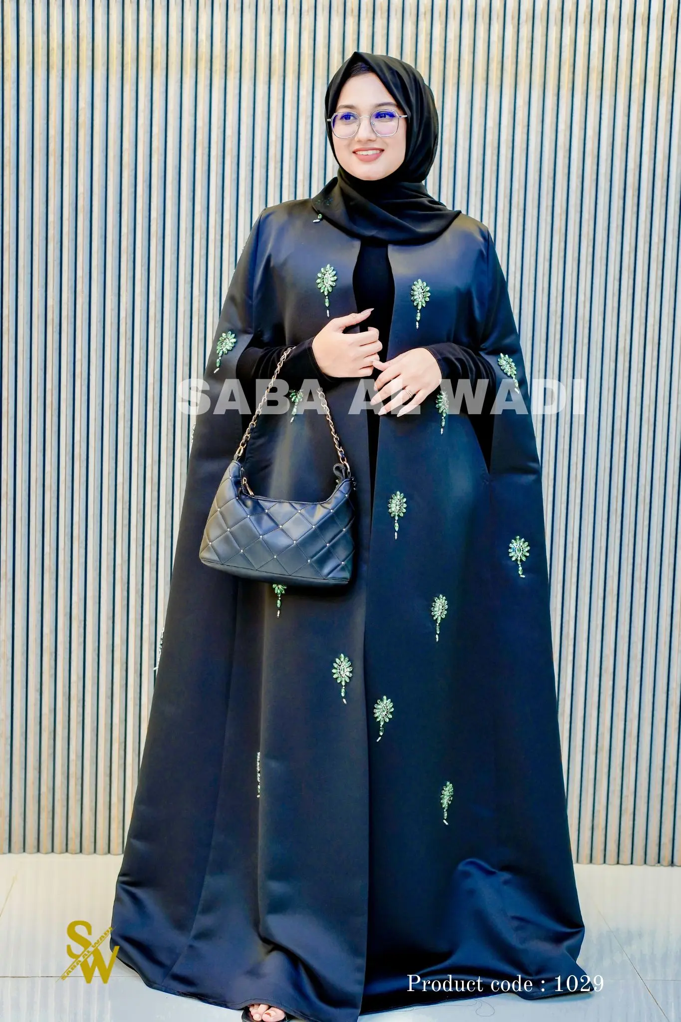 The Luxurious Eclipse Flow Abaya: A Masterpiece from the Abu Hail Best Abaya Collection Dubai image 2
