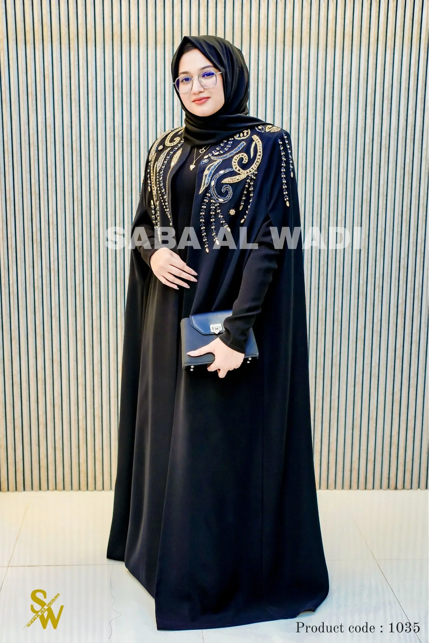 Elevate Your Modest Wardrobe with the Black Barbie Craip Abaya image 4