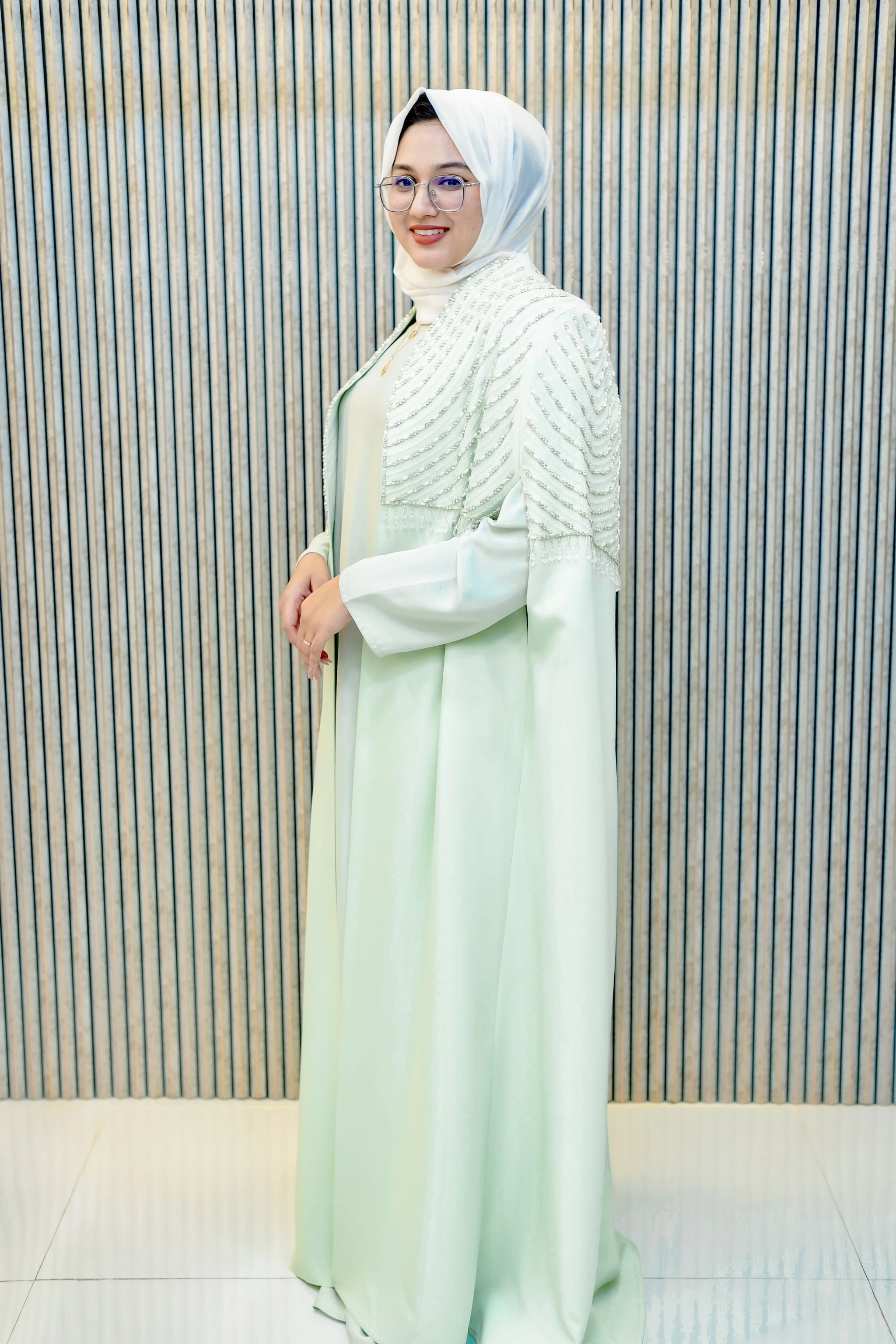 Petaline Grace Abaya in Our Exclusive Dubai Abaya Collection 2026 image 2