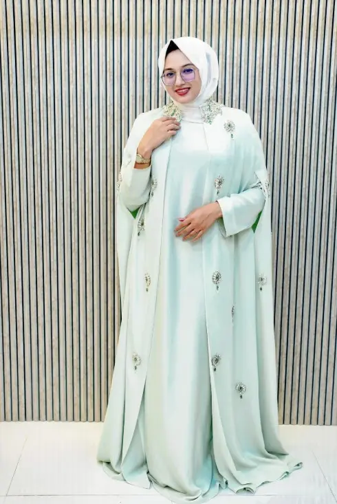Qamar Veli Abaya: Premium Turkish Elegance at the Best Abaya Shop Nearby Abu Hali image 4