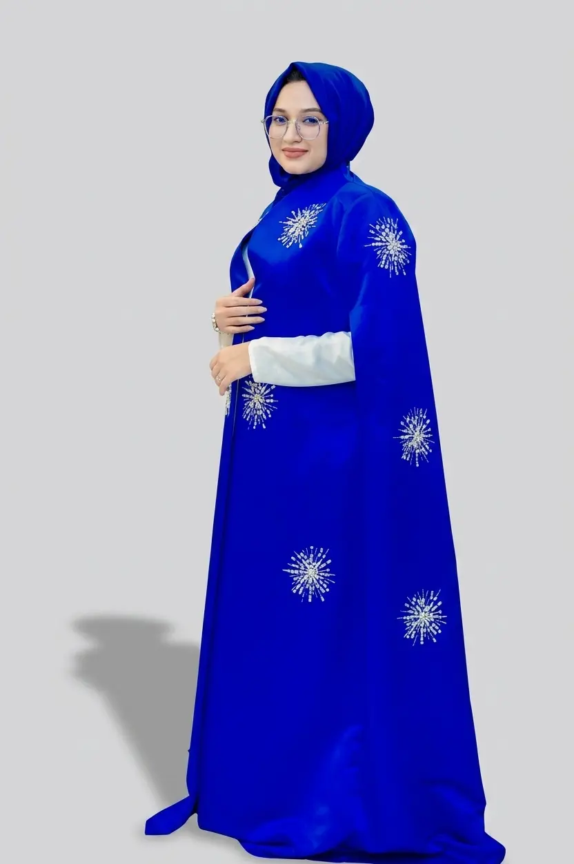 Anna Bell Sleeve Abaya: The Crown Jewel of the Abu Hail Best Abaya Collection Dubai image 2