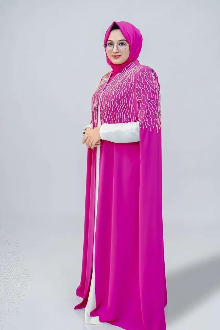 Experience the Ahlam Abaya at the Premier Abaya Shop in Abu Hali, Dubai image 3