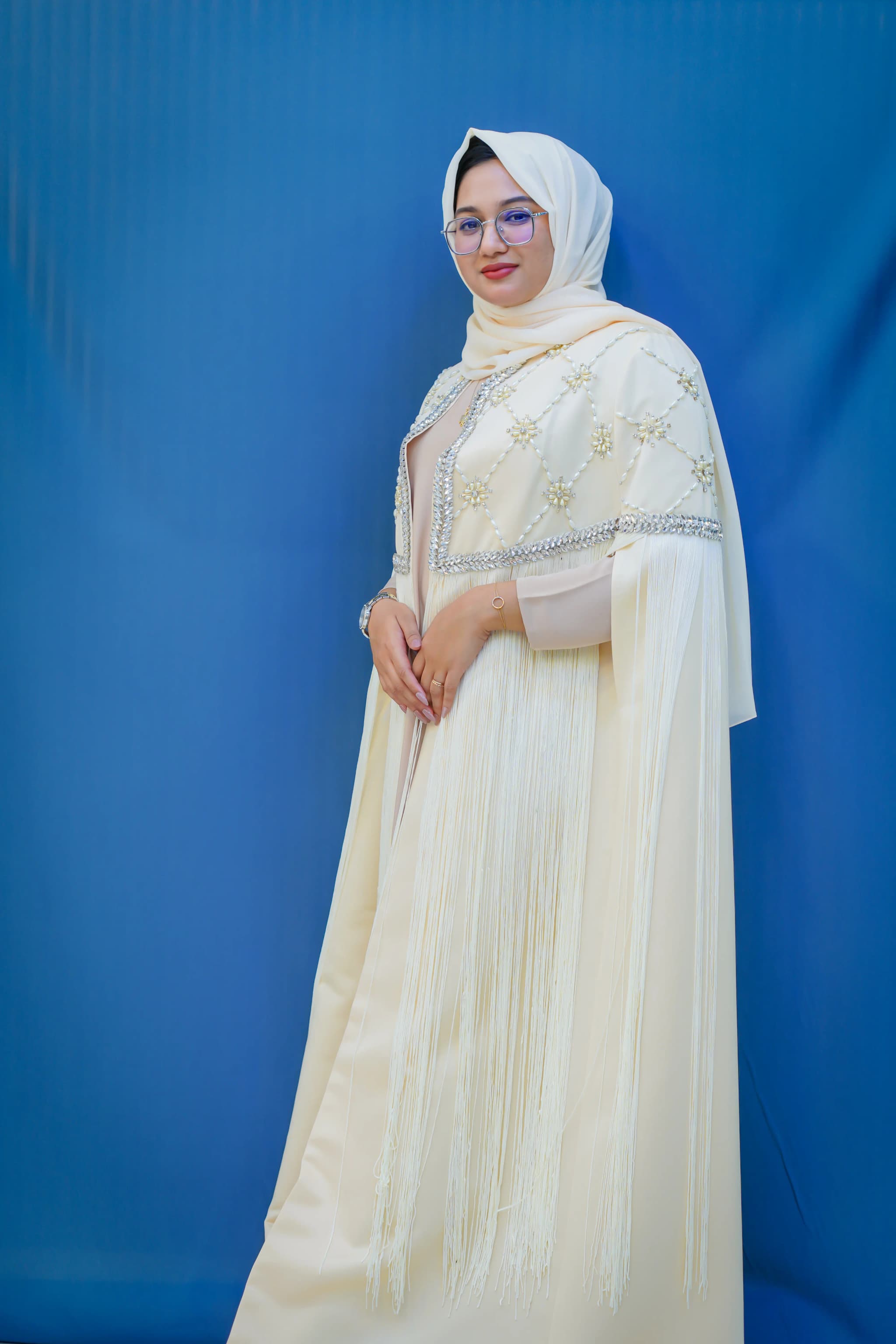 Desert Pearl Cape Abaya