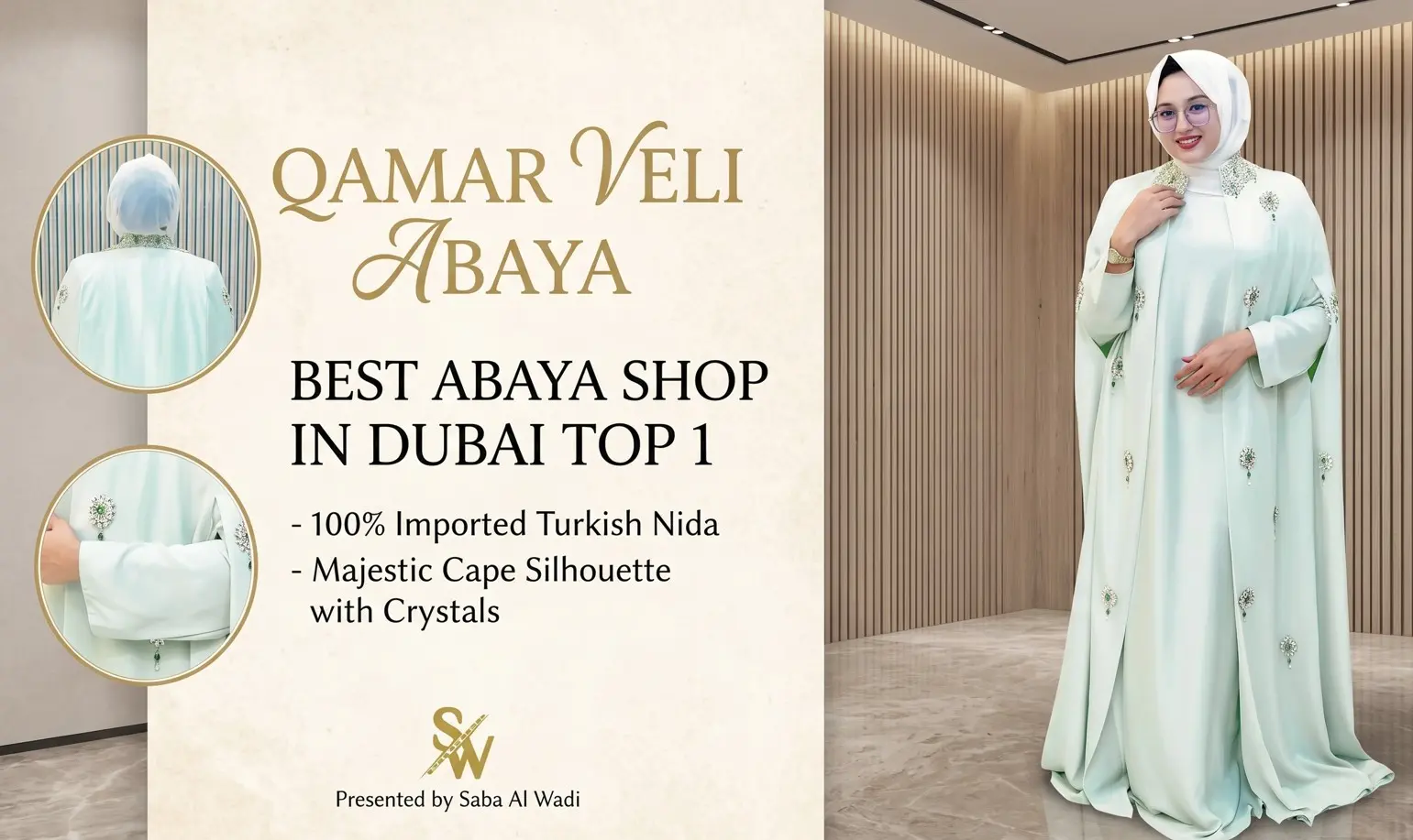 Discover Luxury: The Qamar Veli Abaya and the Best Abaya Shop in Dubai